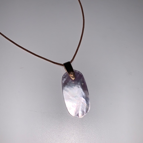 Kendra Scott Inez Rose Gold Long Pendant - Picture 7 of 15